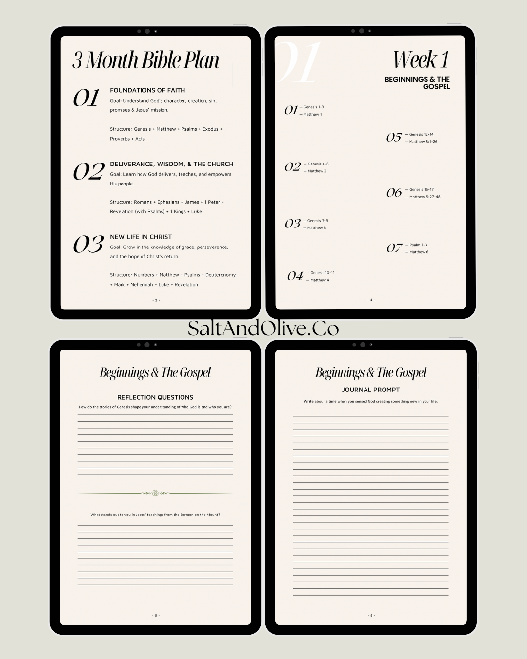 3 Month Bible Reading Plan